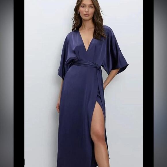 Aritzia Babaton Stanley Kimono Style Midi Maxi Dress - Picture 2 of 11